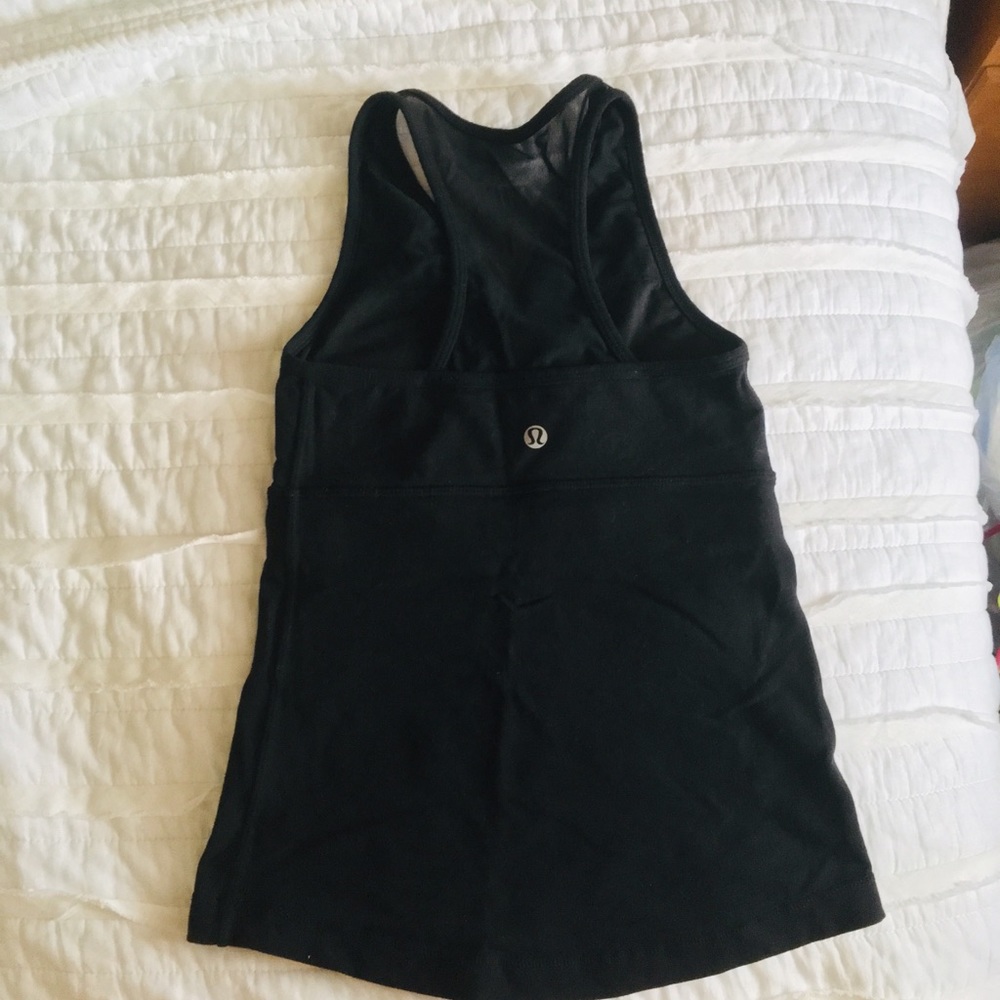 Lululemon Black Tank Sz 2